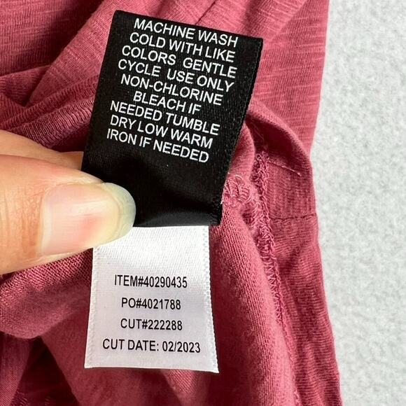 Torrid Tank Top Womens Size 3 Embroidered Floral Applique Ruffle Pink Cottage - Picture 7 of 8